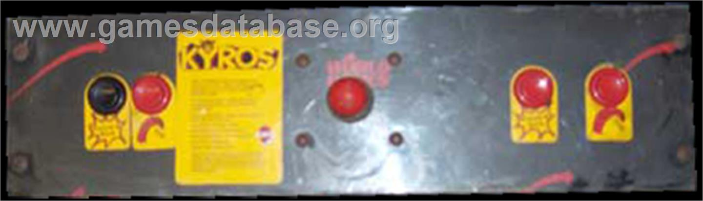 Kyros No Yakata - Arcade - Artwork - Control Panel