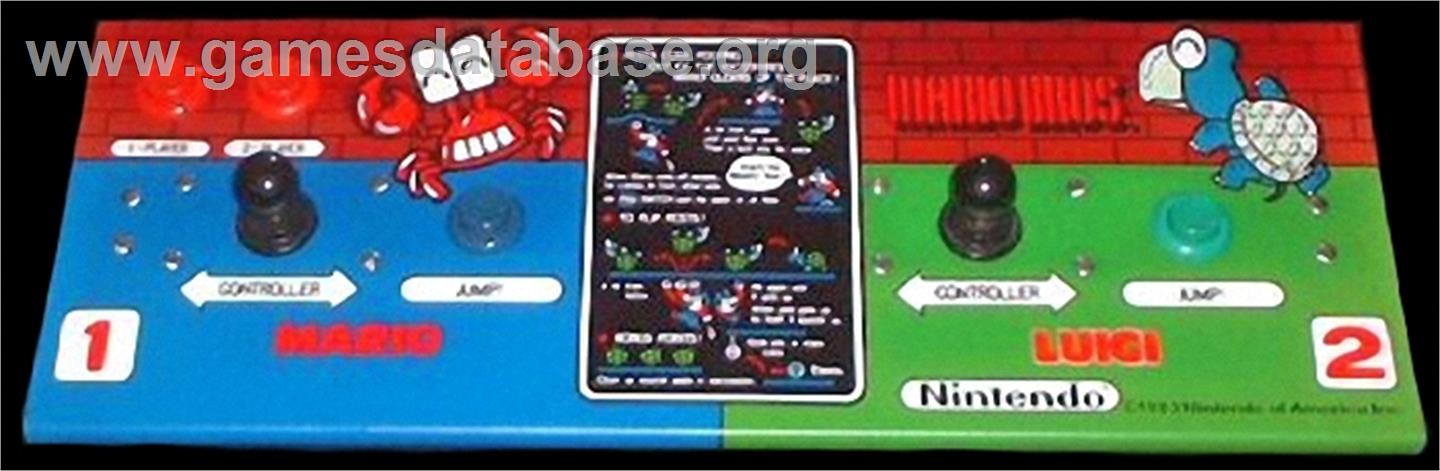 Mario Bros. - Arcade - Artwork - Control Panel