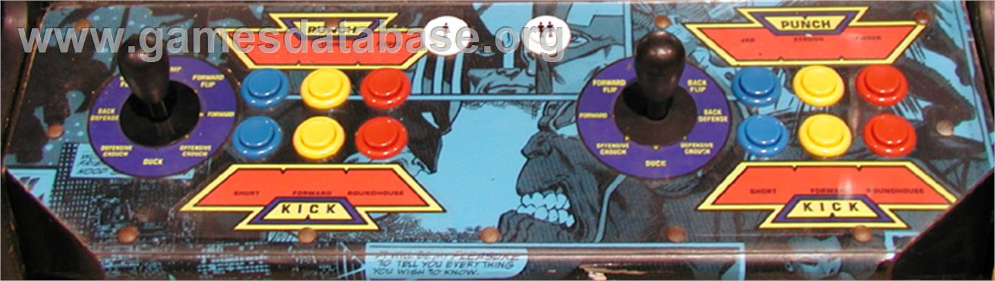 Marvel Super Heroes - Arcade - Artwork - Control Panel
