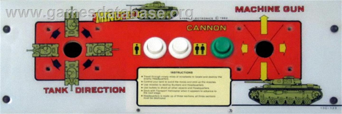 Minefield - Arcade - Artwork - Control Panel