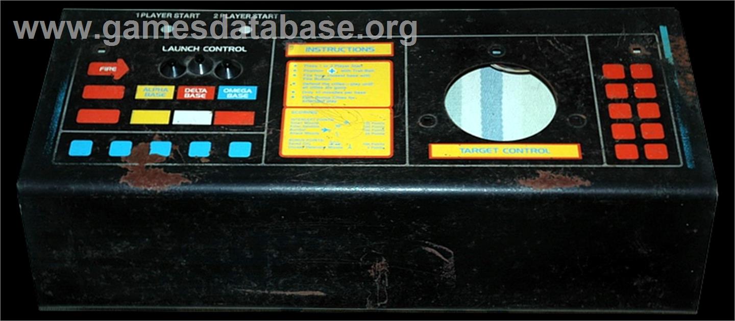 Missile Command - Arcade - Artwork - Control Panel