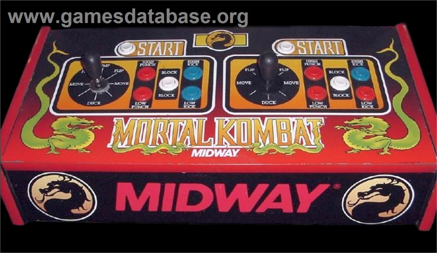Mortal Kombat - Arcade - Artwork - Control Panel