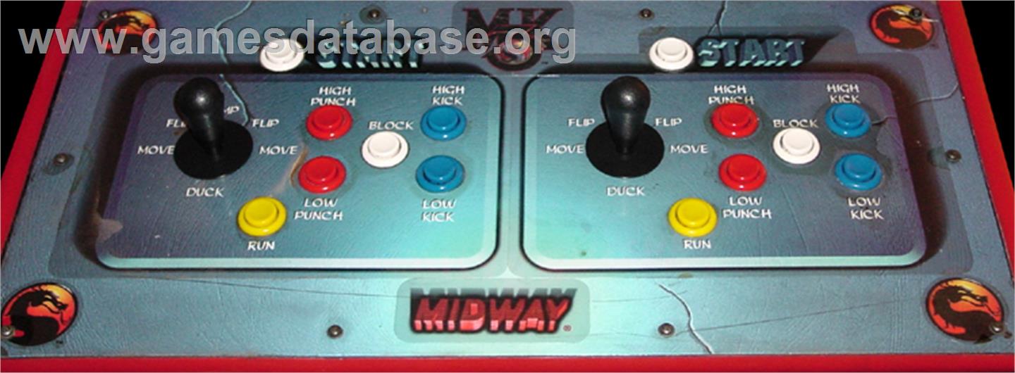 Mortal Kombat 3 - Arcade - Artwork - Control Panel