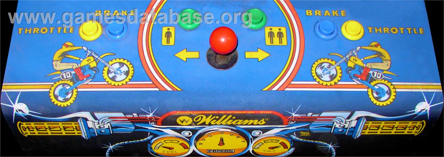 MotoRace USA - Arcade - Artwork - Control Panel