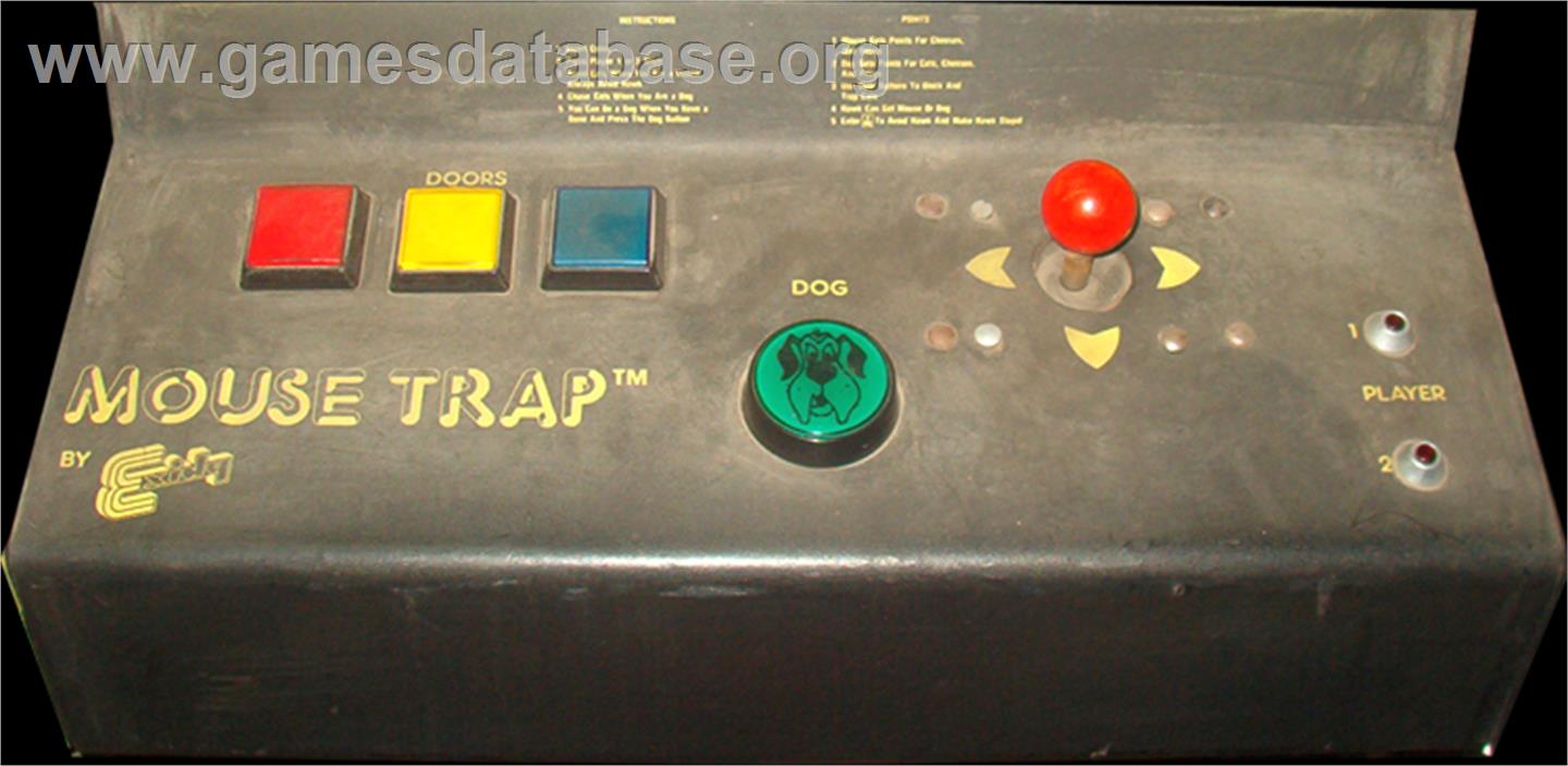 Mouse Trap - Arcade - Artwork - Control Panel