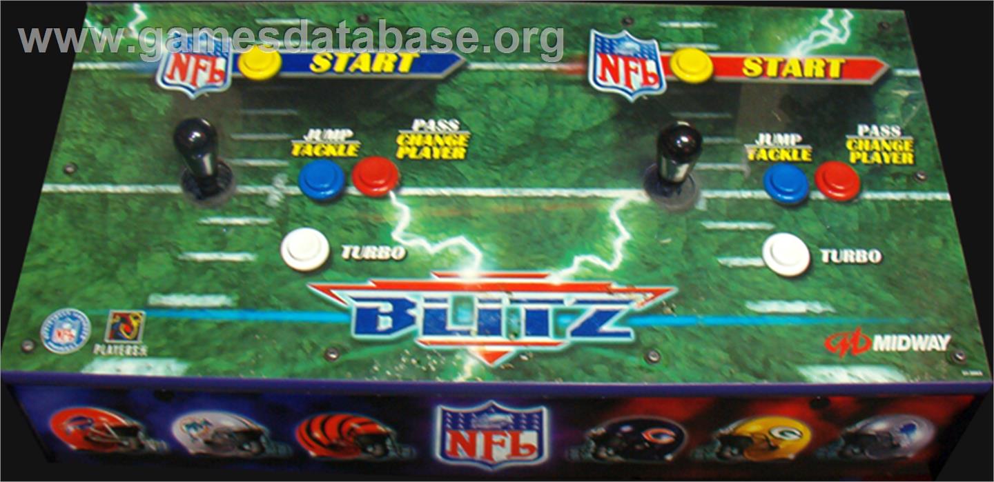 NFL Blitz - Arcade - Artwork - Control Panel