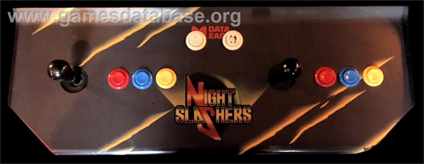 Night Slashers - Arcade - Artwork - Control Panel