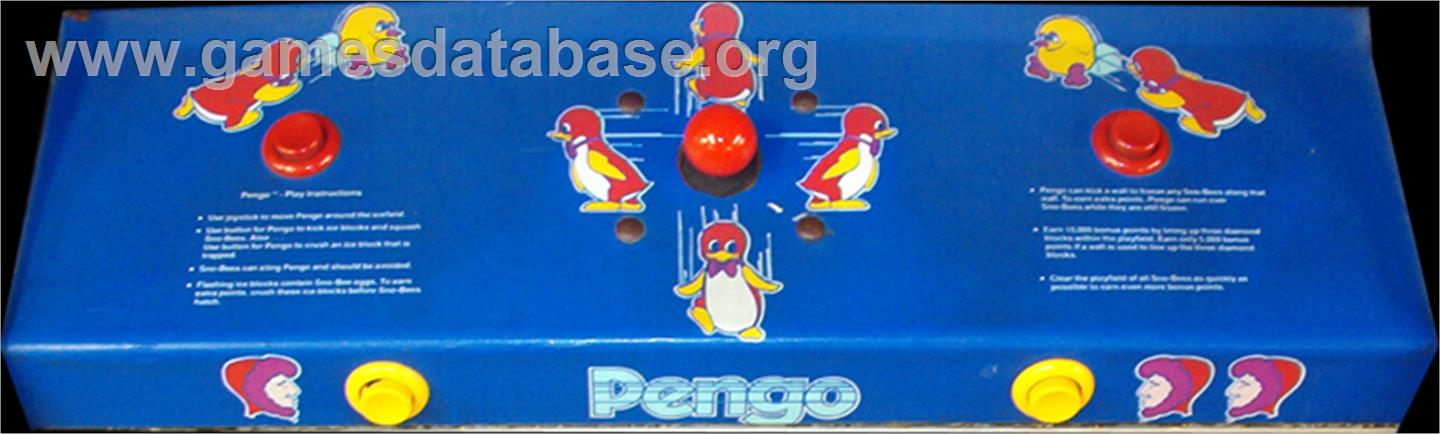 Pengo - Arcade - Artwork - Control Panel