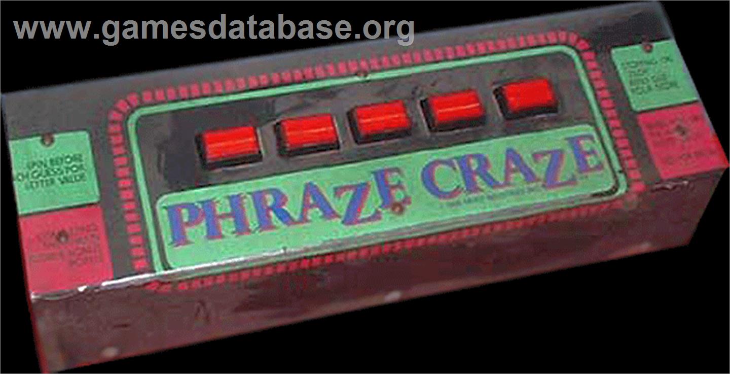 Phraze Craze - Arcade - Artwork - Control Panel
