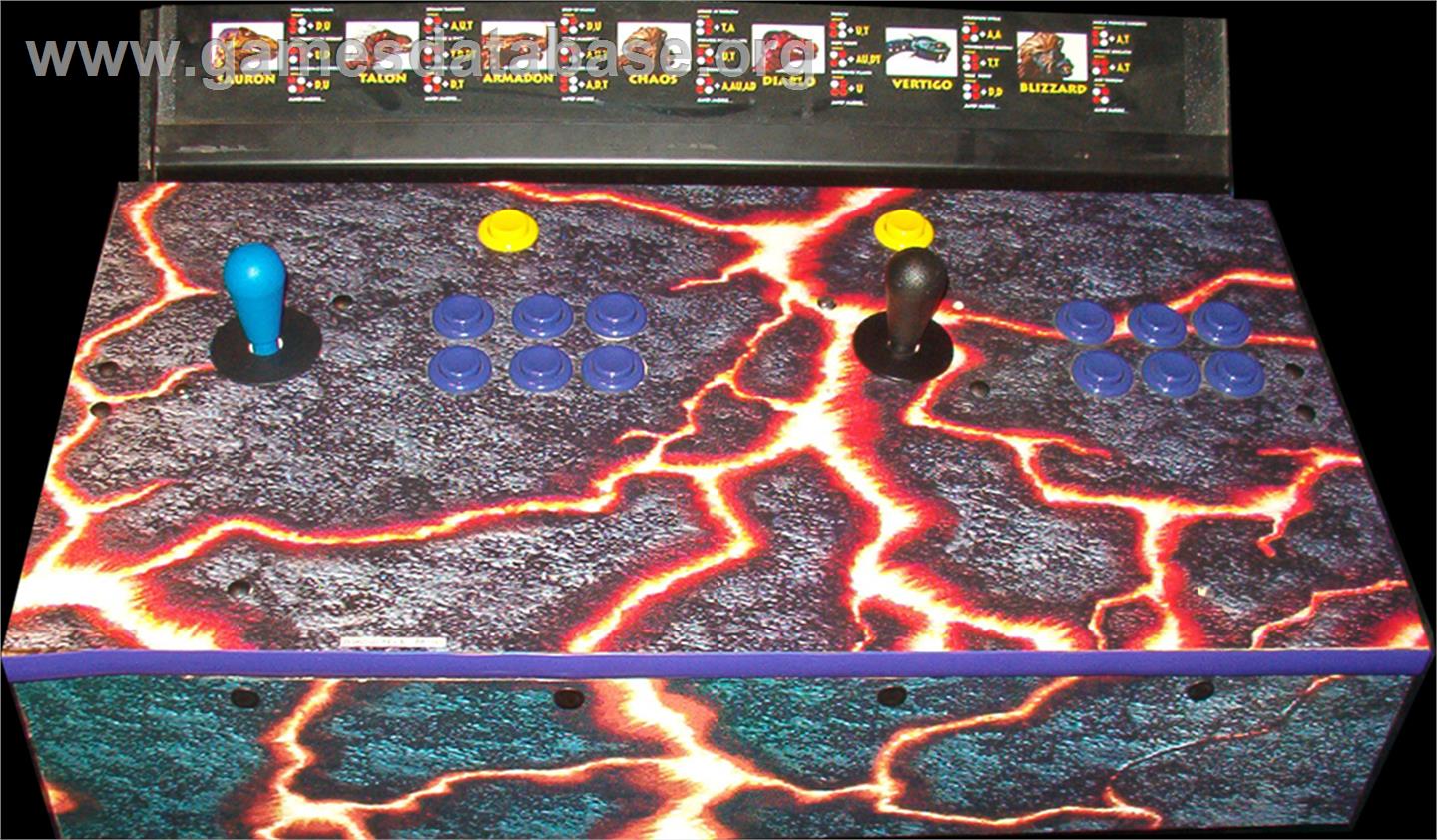 Primal Rage 2 - Arcade - Artwork - Control Panel