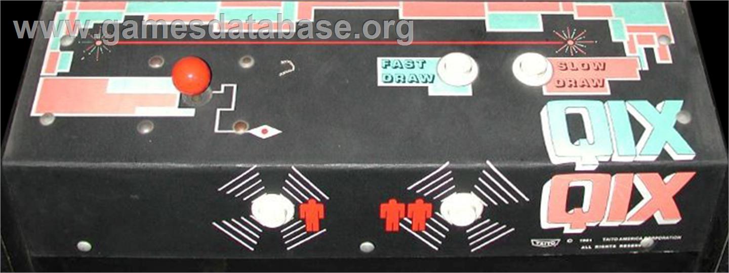 Qix - Arcade - Artwork - Control Panel