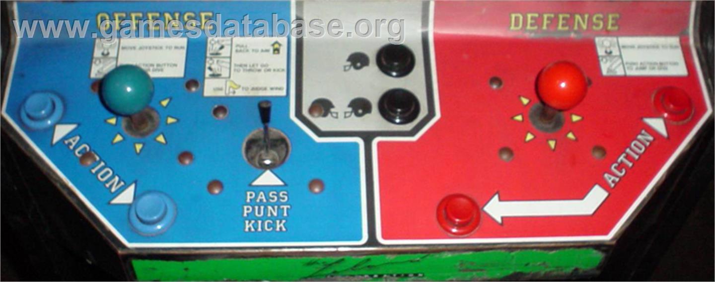 Quarterback - Arcade - Artwork - Control Panel