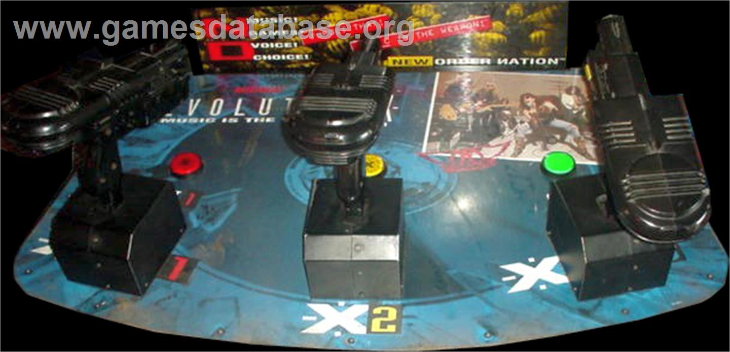 Revolution X - Arcade - Artwork - Control Panel