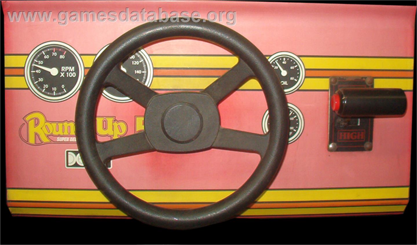 Round Up 5 - Super Delta Force - Arcade - Artwork - Control Panel