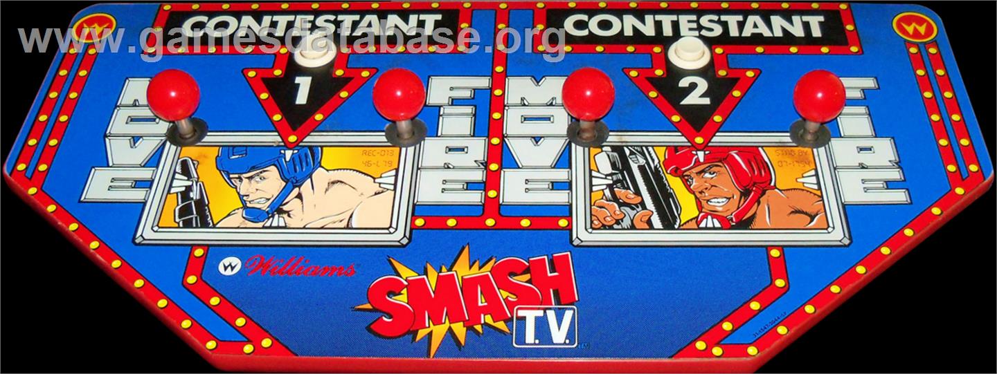 Smash T.V. - Arcade - Artwork - Control Panel