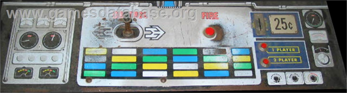 Space Attack - Arcade - Artwork - Control Panel