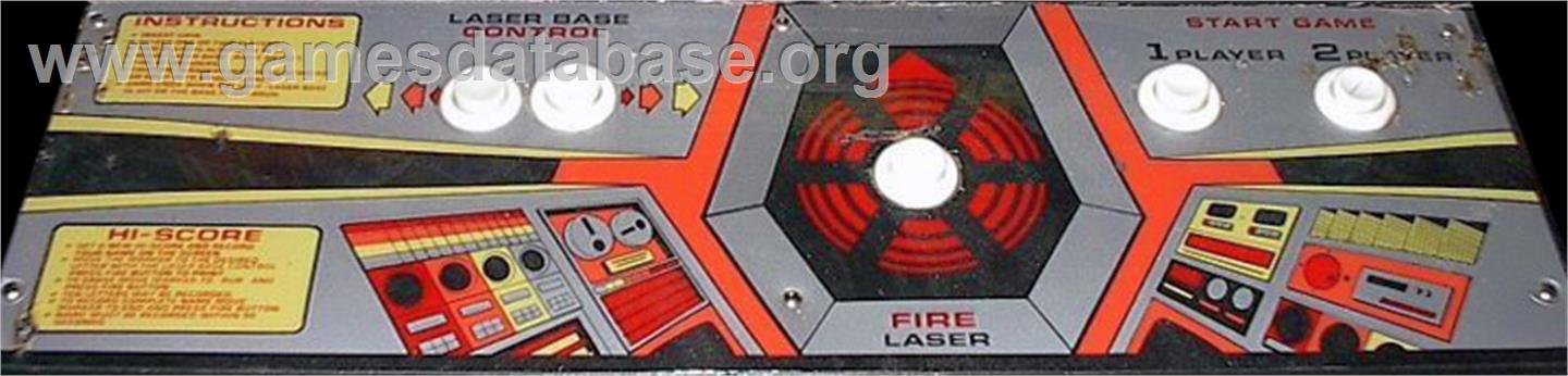 Space Invaders Deluxe - Arcade - Artwork - Control Panel