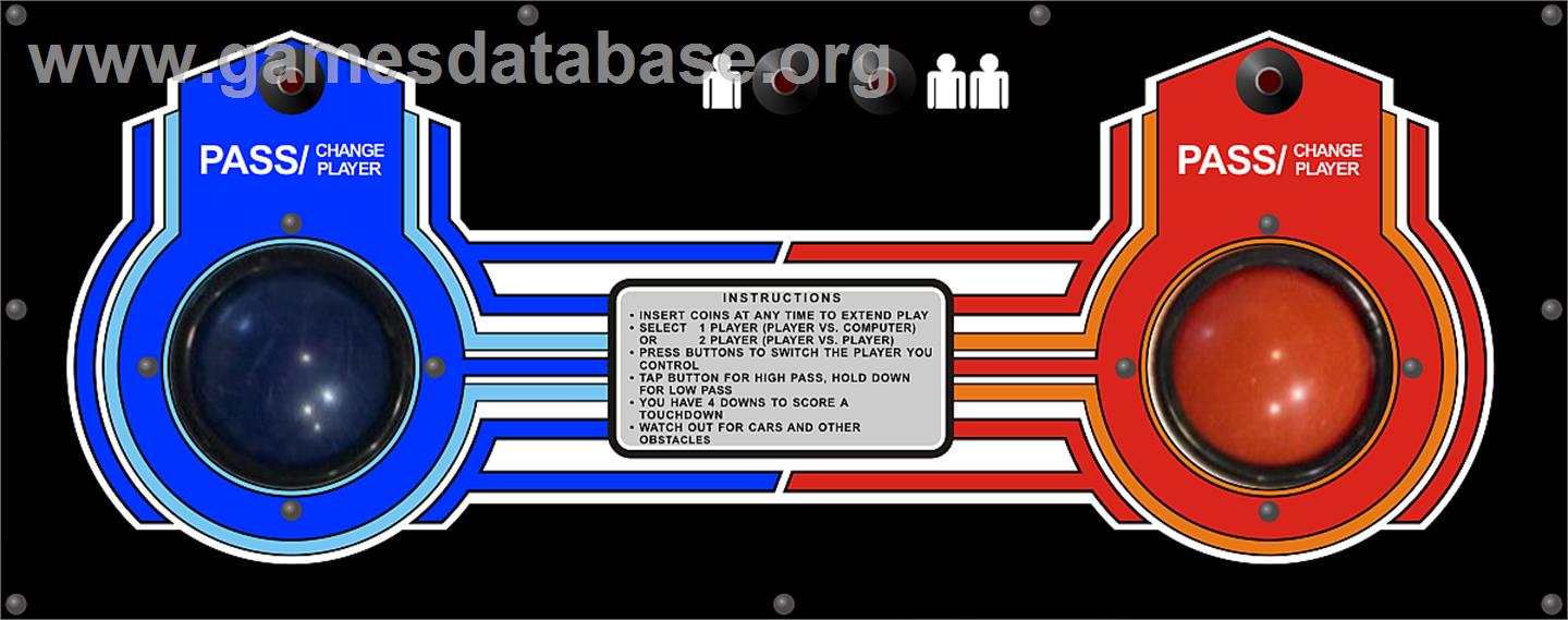 Street Football - Arcade - Artwork - Control Panel