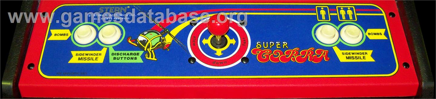 Super Cobra - Arcade - Artwork - Control Panel