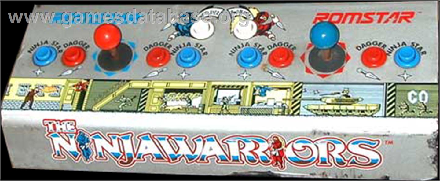 The Ninja Warriors - Arcade - Artwork - Control Panel