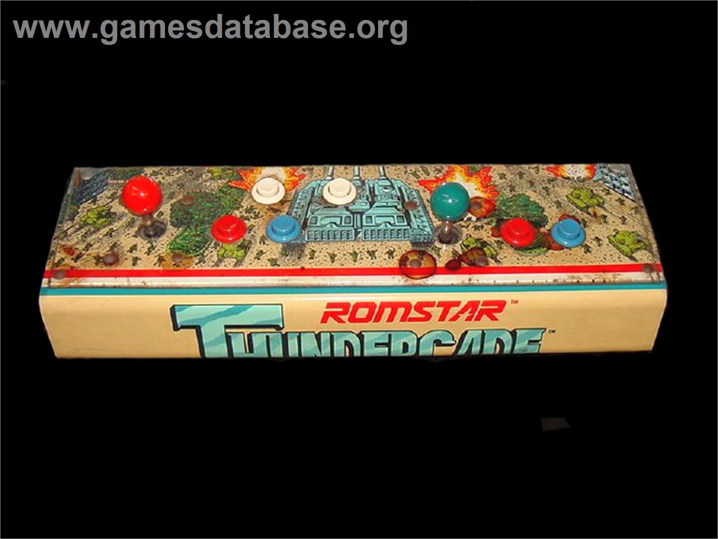 Thundercade / Twin Formation - Arcade - Artwork - Control Panel