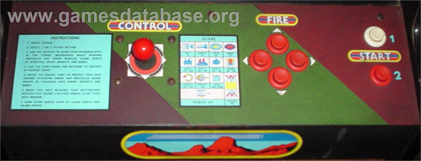 Vanguard - Arcade - Artwork - Control Panel