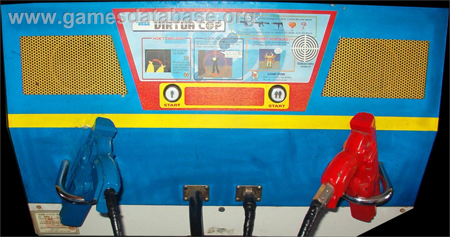 Virtua Cop - Arcade - Artwork - Control Panel
