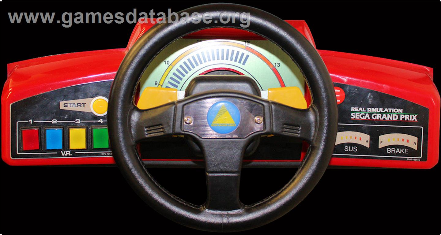 Virtua Racing - Arcade - Artwork - Control Panel