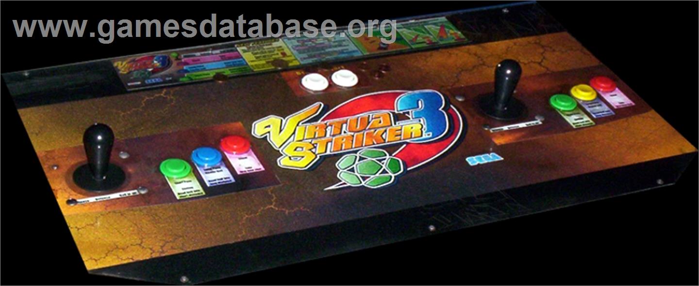 Virtua Striker 3 - Arcade - Artwork - Control Panel