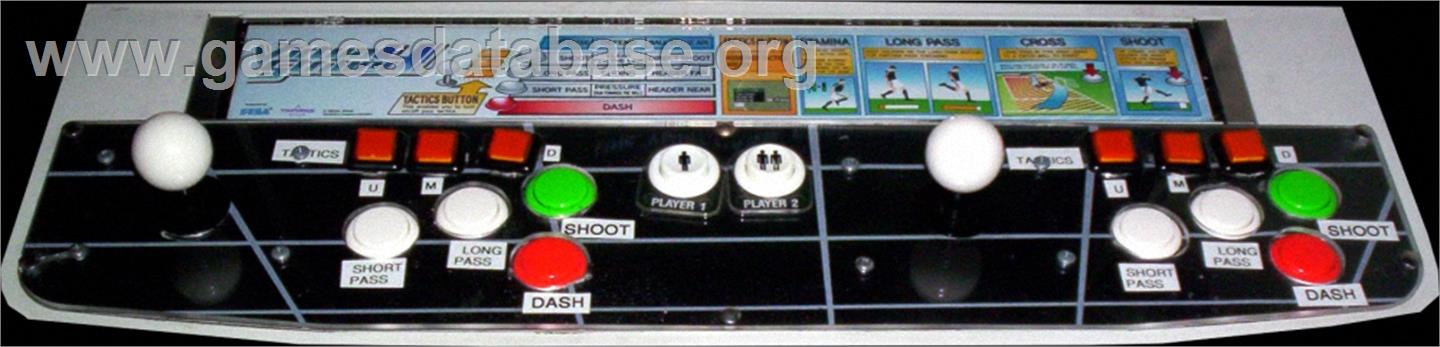 Virtua Striker 4 - Arcade - Artwork - Control Panel