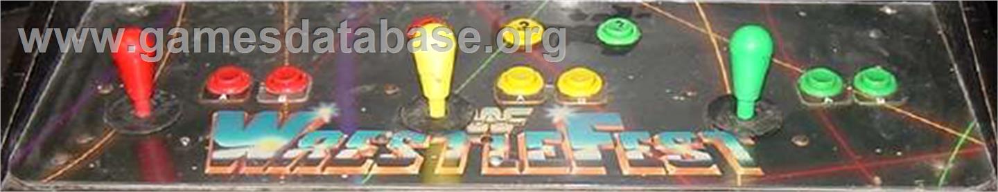 WWF WrestleFest - Arcade - Artwork - Control Panel