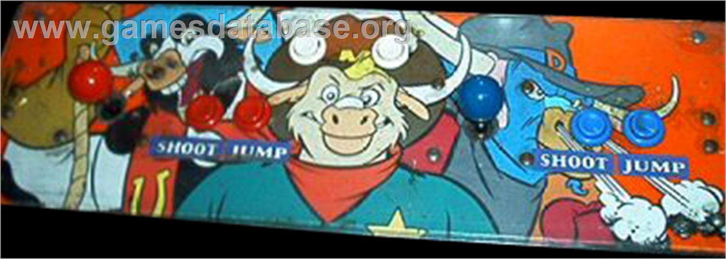Wild West C.O.W.-Boys of Moo Mesa - Arcade - Artwork - Control Panel