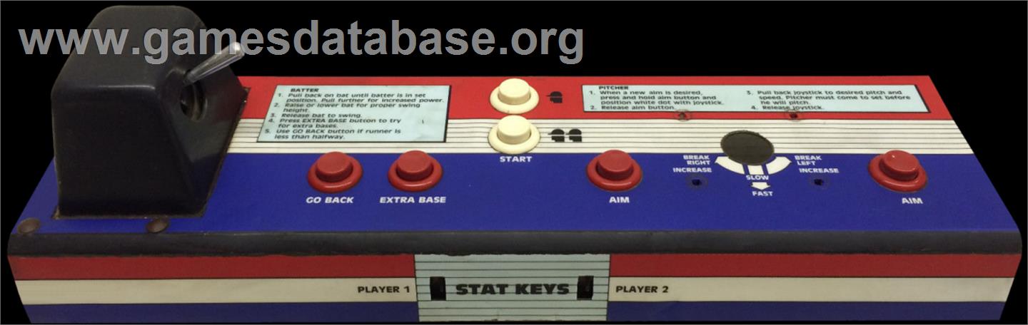 World Series: The Season - Arcade - Artwork - Control Panel