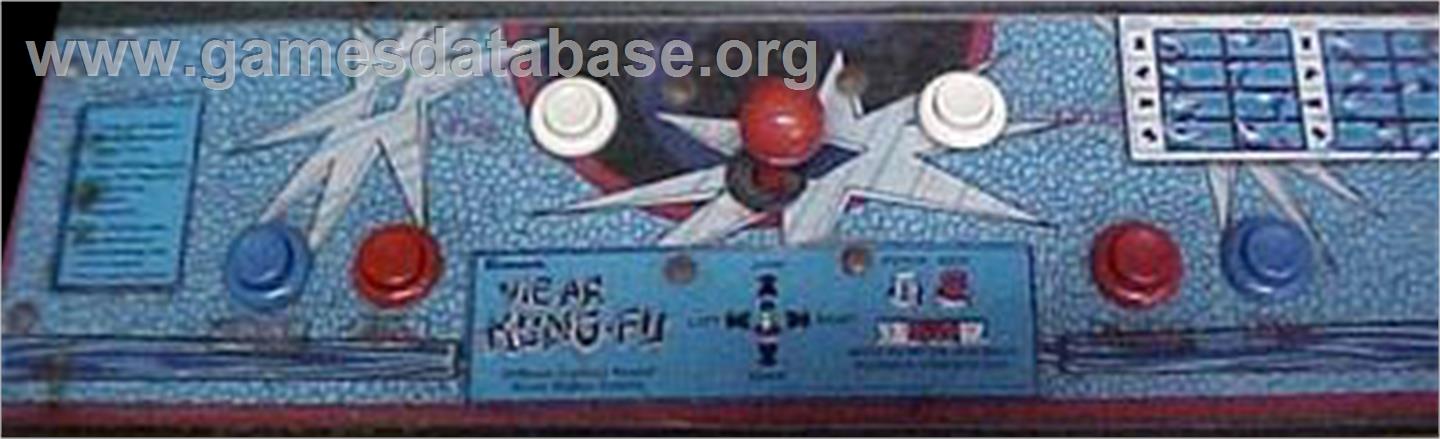 Yie Ar Kung-Fu - Arcade - Artwork - Control Panel