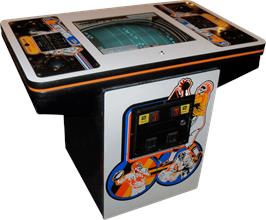 Arcade Cabinet for Atari Football II.