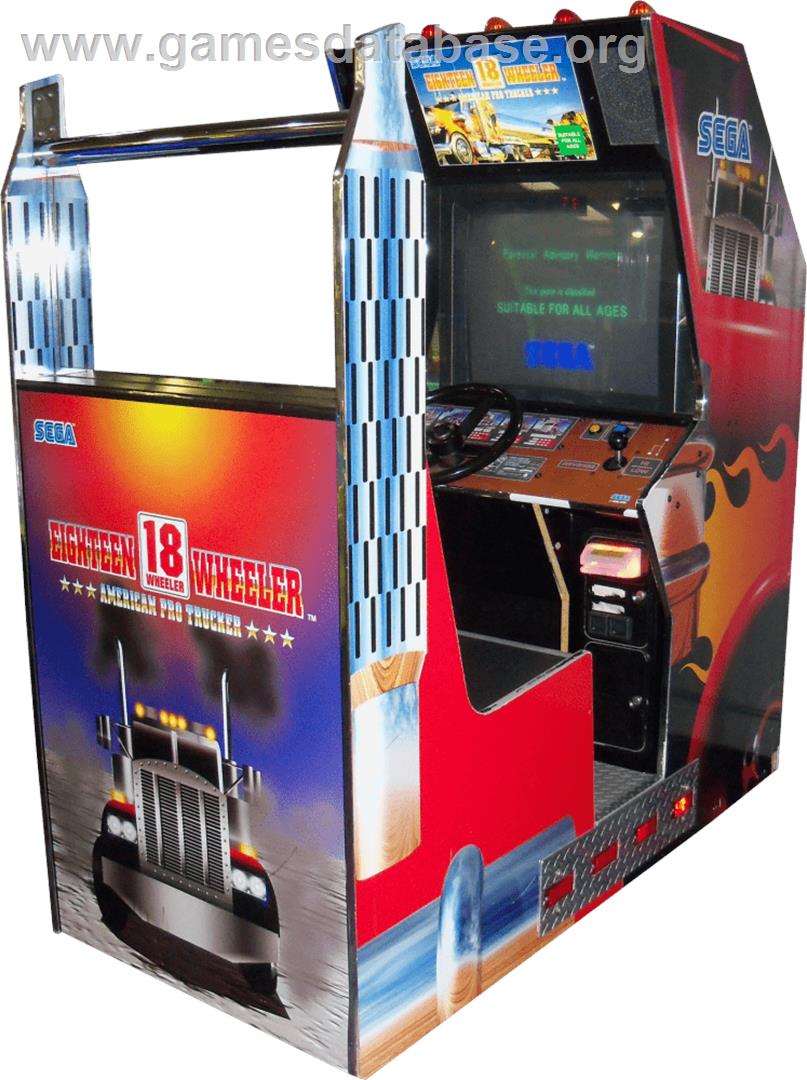 18 Wheeler Deluxe - Arcade - Artwork - Cabinet