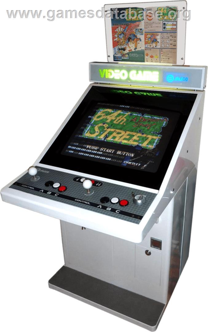 64th. Street - A Detective Story - Arcade - Artwork - Cabinet