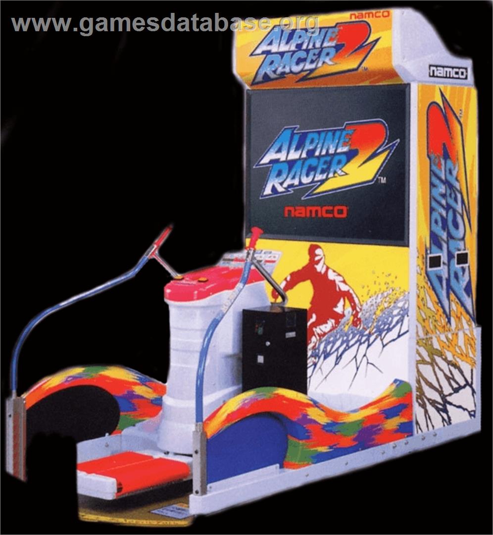 Alpine Racer 2 - Arcade - Artwork - Cabinet