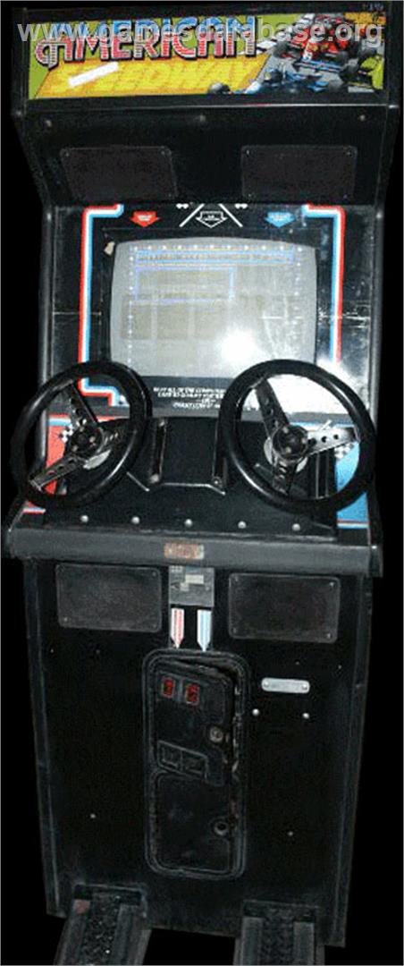 American Speedway - Arcade - Artwork - Cabinet