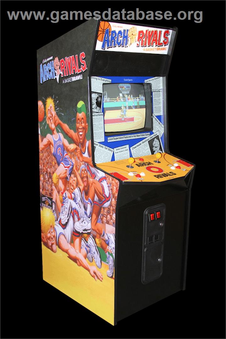 Arch Rivals - Arcade - Artwork - Cabinet