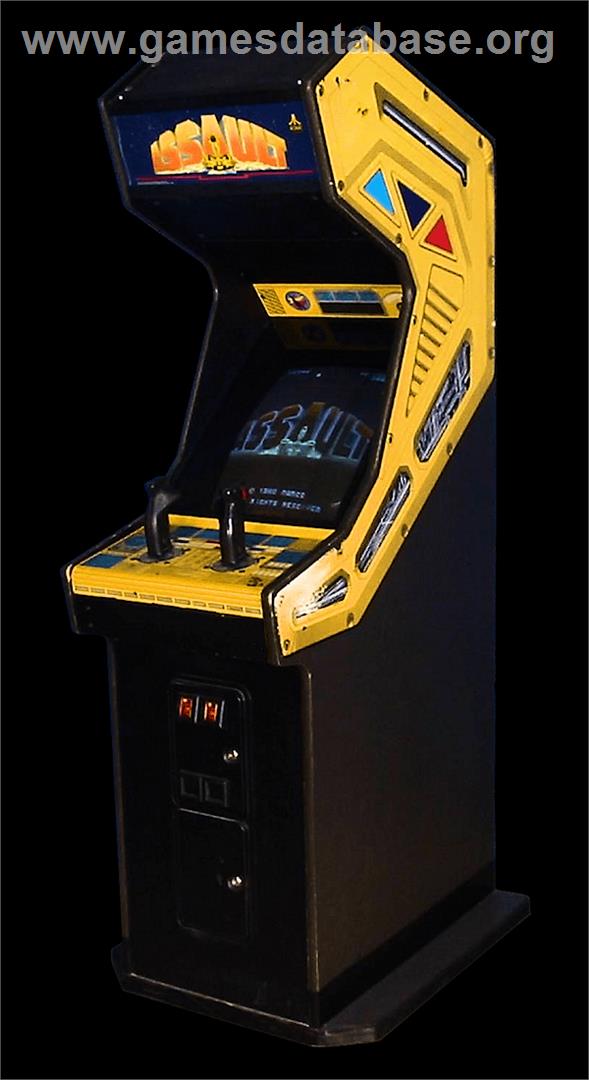 Assault - Arcade - Artwork - Cabinet