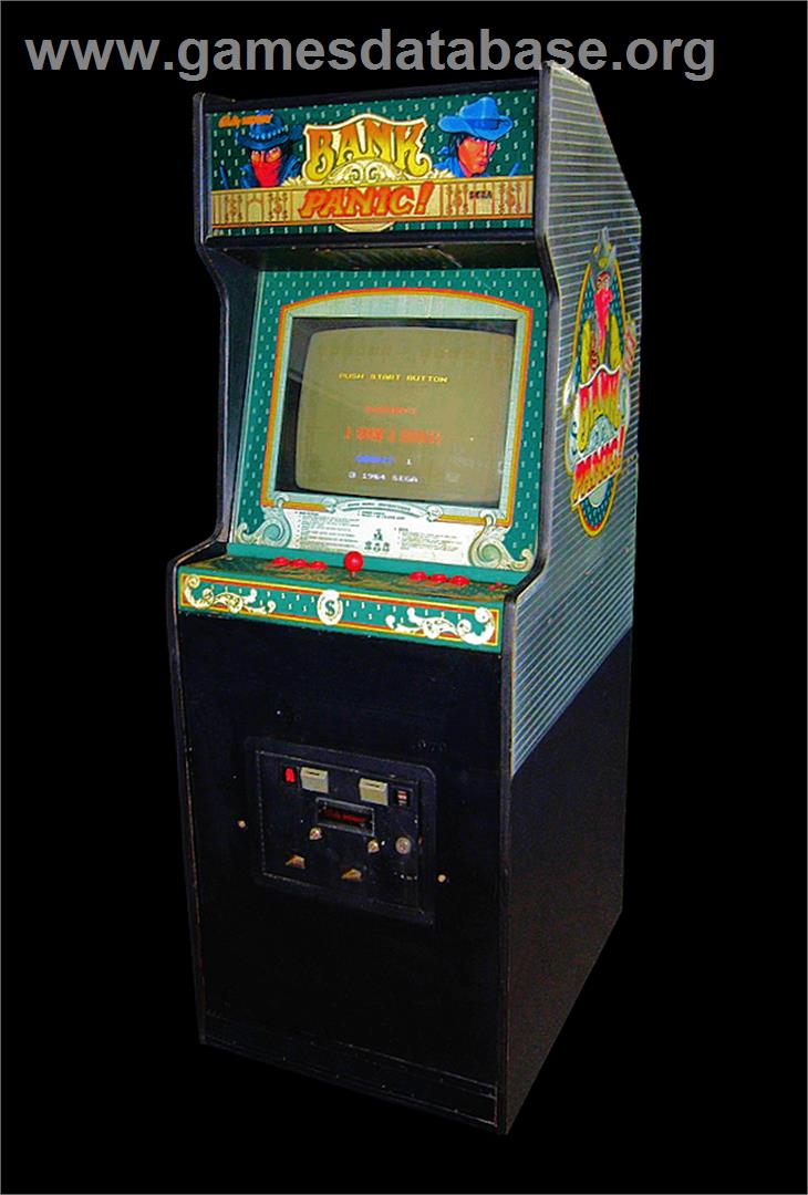 Bank Panic - Arcade - Artwork - Cabinet