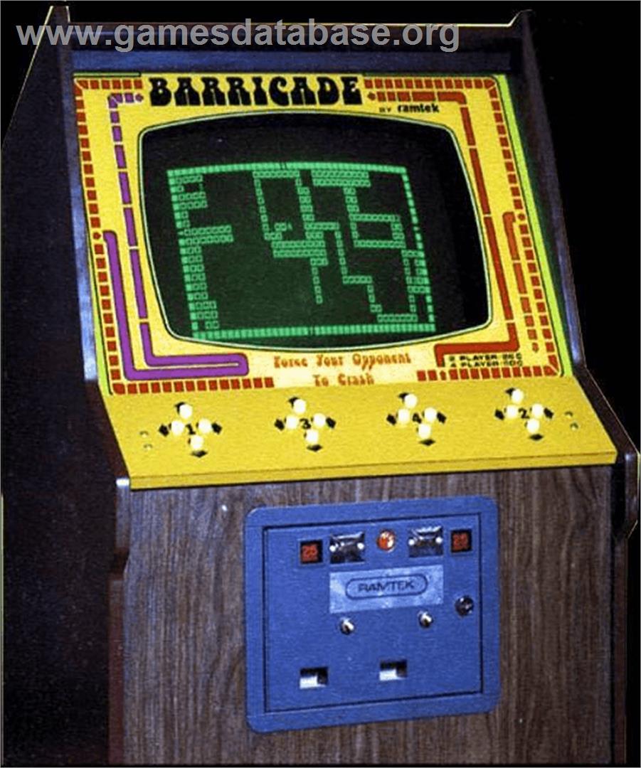 Barricade - Arcade - Artwork - Cabinet