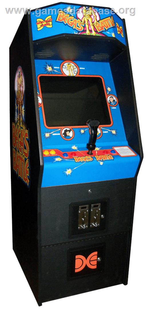 Bega's Battle - Arcade - Artwork - Cabinet