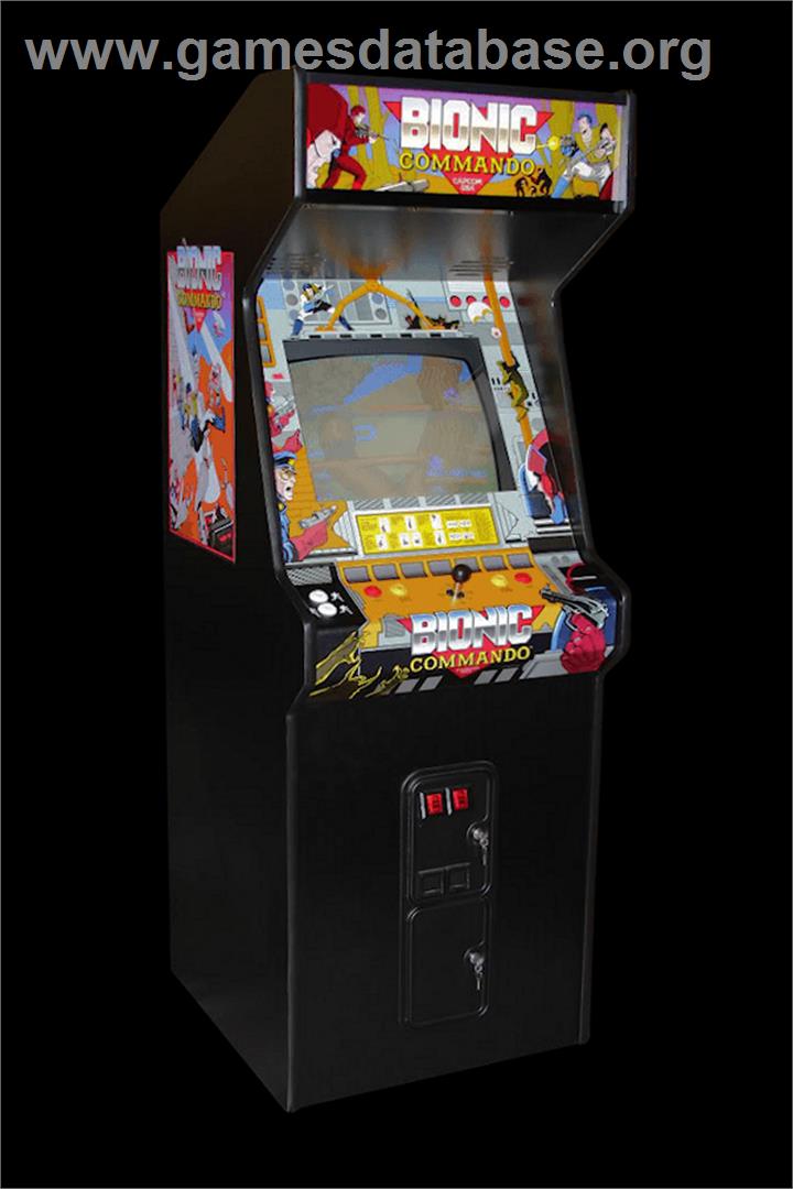 Bionic Commando - Arcade - Artwork - Cabinet