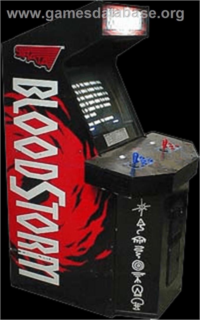 Blood Storm - Arcade - Artwork - Cabinet