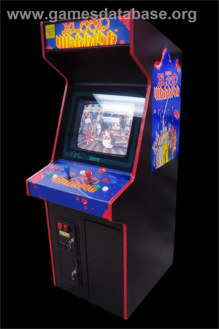 Blood Warrior - Arcade - Artwork - Cabinet