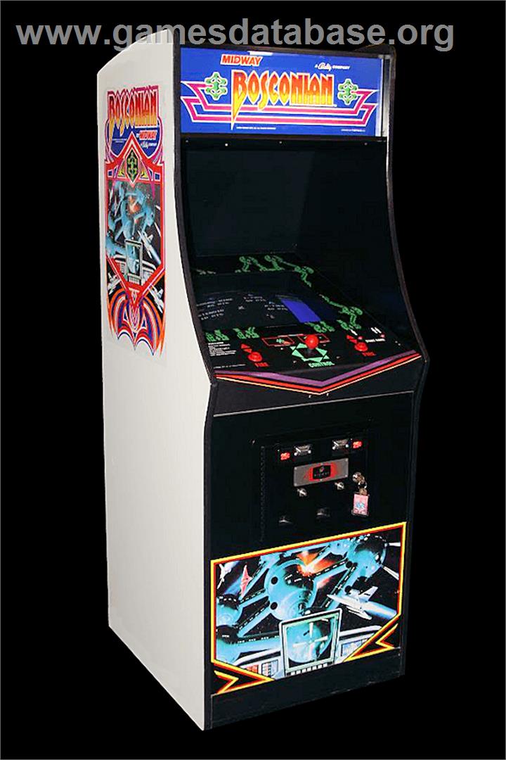 Bosconian - Arcade - Artwork - Cabinet