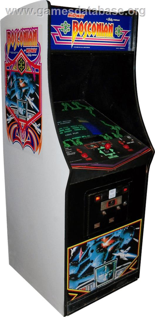 Bosconian - Star Destroyer - Arcade - Artwork - Cabinet