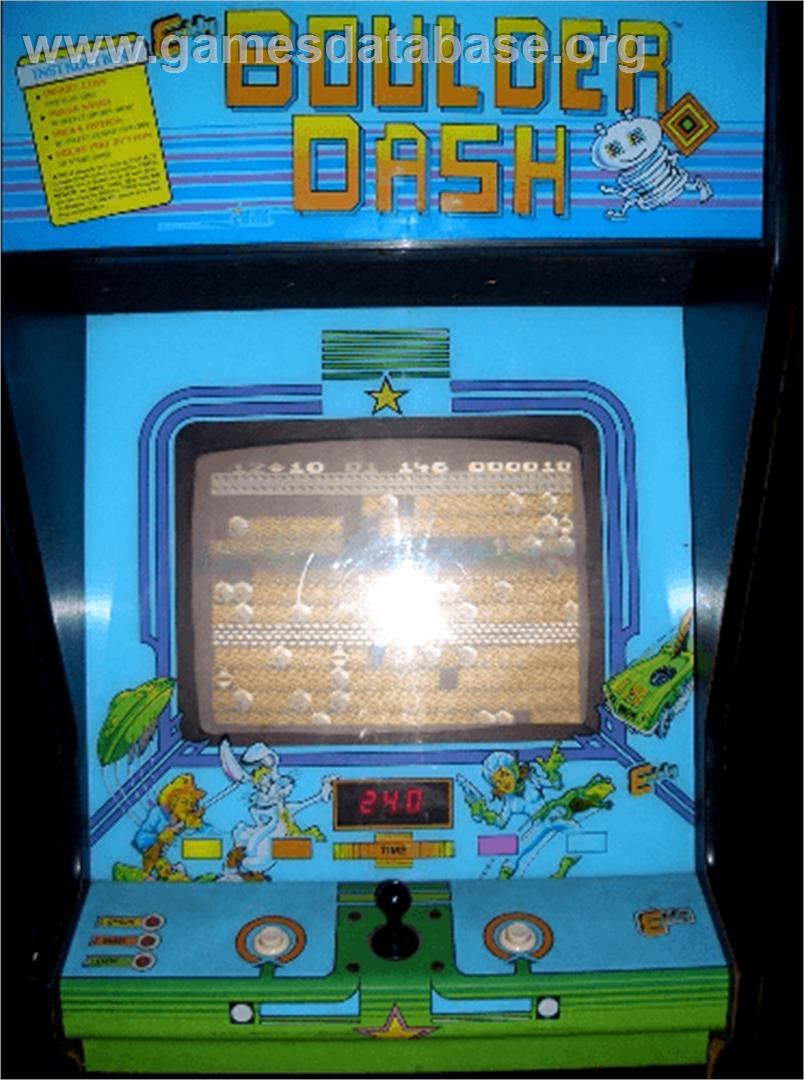 Boulder Dash - Arcade - Artwork - Cabinet